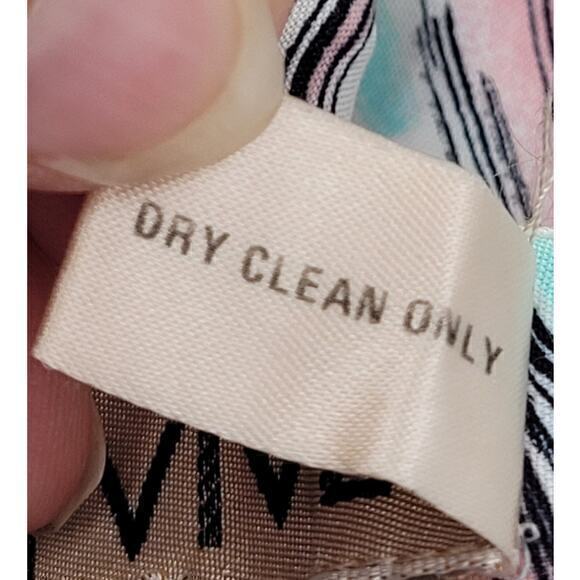 L'eau Vive Pink Paisley Pleated Front Vintage Petal Pusher Pants - Picture 14 of 15